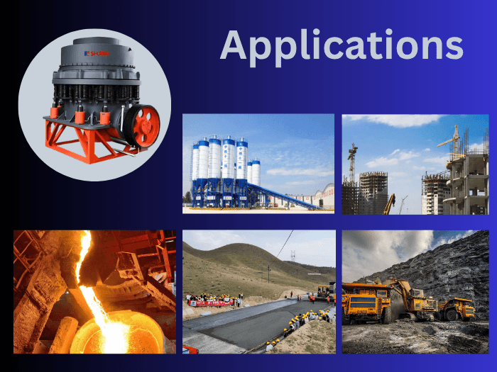 Symons cone crushers applications