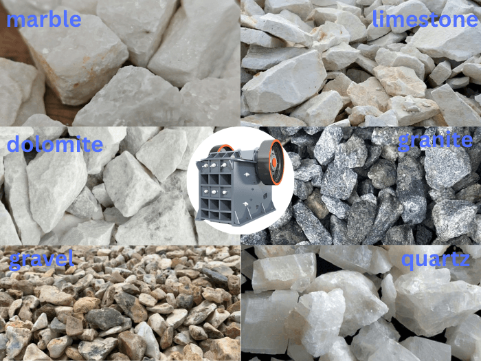 pe jaw crusher application